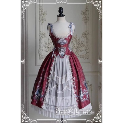 Krad Lanrete Le Portrait de Marie SP Shirred Top, Corset Top and Open Front Skirt Sets(Limited Reservation/3 Colours/Full Payment Without Shipping)